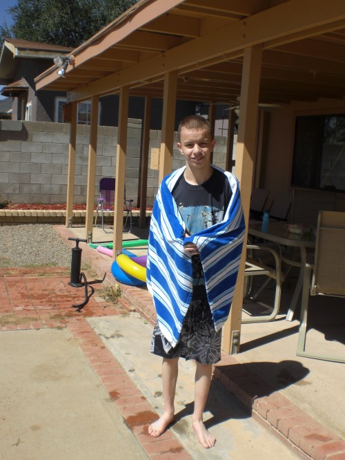 Pool Time at the Hortons 007