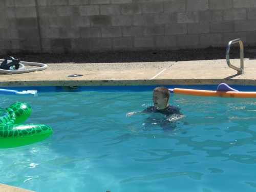 Pool Time at the Hortons 010