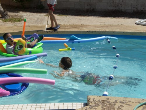 Pool Time at the Hortons 022